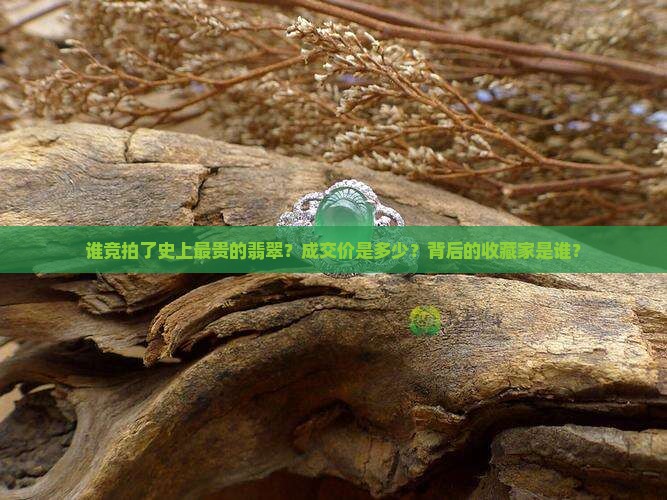 谁竞拍了史上最贵的翡翠？成交价是多少？背后的收藏家是谁？