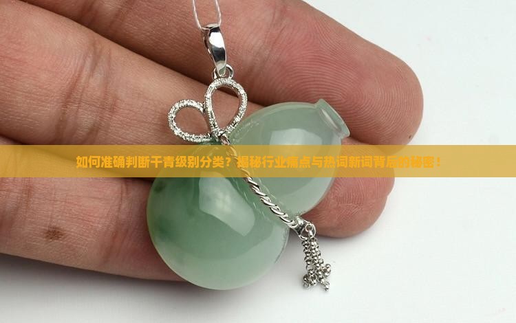 如何准确判断干青级别分类？揭秘行业痛点与热词新词背后的秘密！