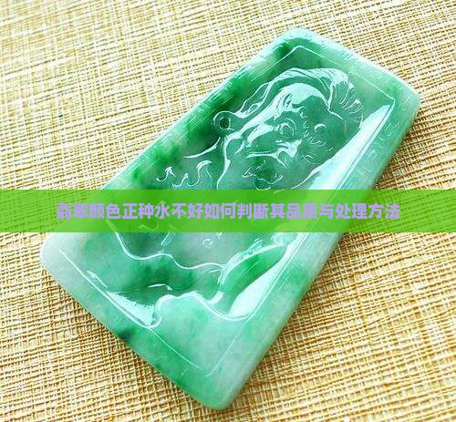 翡翠颜色正种水不好如何判断其品质与处理方法