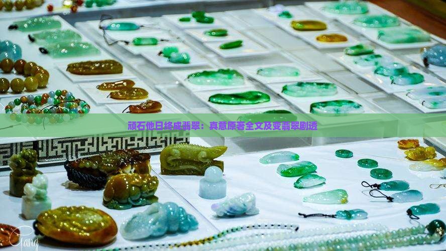 顽石他日终成翡翠：真意原著全文及变翡翠剧透