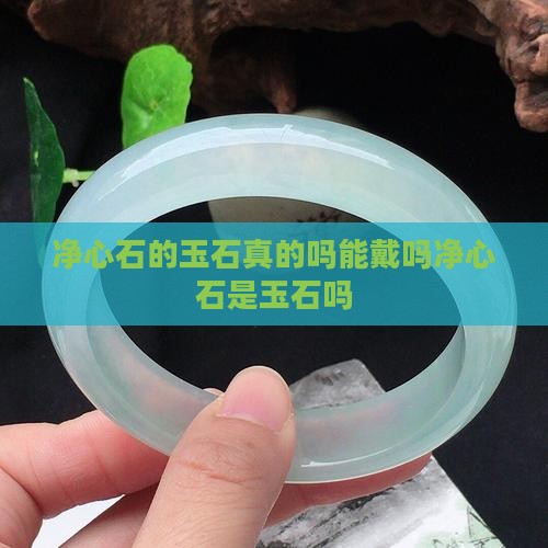 净心石的玉石真的吗能戴吗净心石是玉石吗