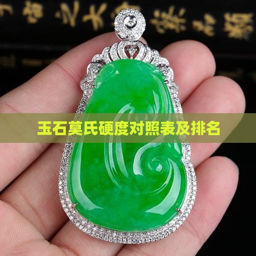 玉石莫氏硬度对照表及排名
