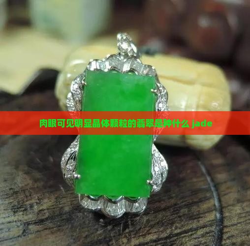 肉眼可见明显晶体颗粒的翡翠是种什么 jade