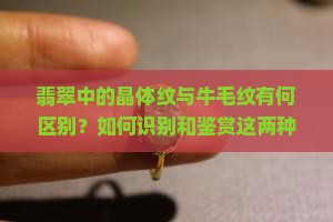 翡翠中的晶体纹与牛毛纹有何区别？如何识别和鉴赏这两种纹理特征？