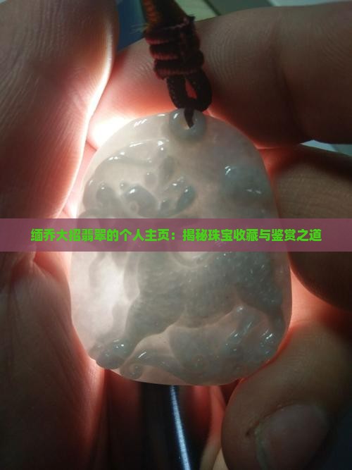缅乔大招翡翠的个人主页：揭秘珠宝收藏与鉴赏之道