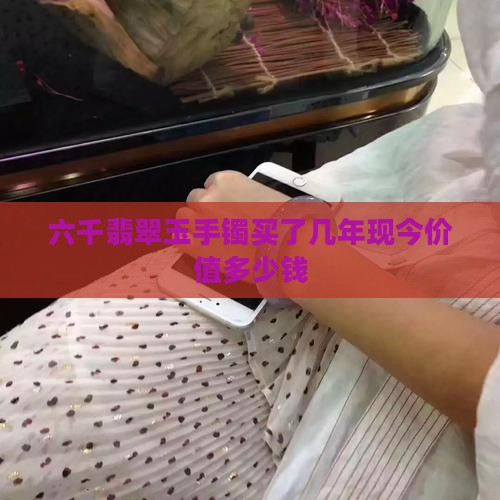 六千翡翠玉手镯买了几年现今价值多少钱