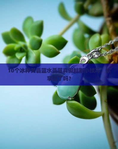 10个冰种黄翡蓝水翡翠真假辨别小技巧，你掌握了吗？