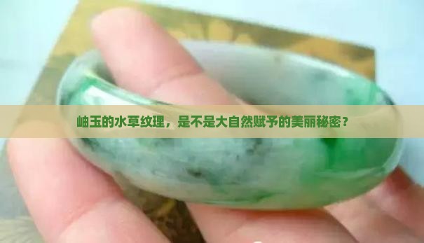 岫玉的水草纹理，是不是大自然赋予的美丽秘密？