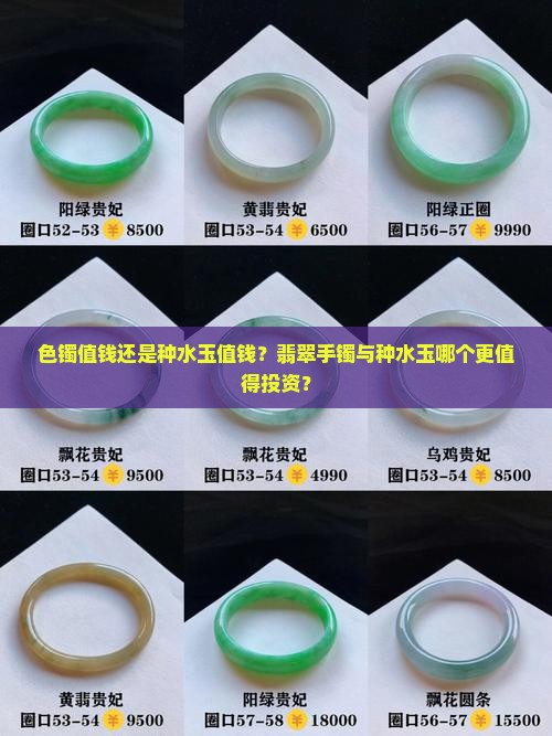 色镯值钱还是种水玉值钱？翡翠手镯与种水玉哪个更值得投资？