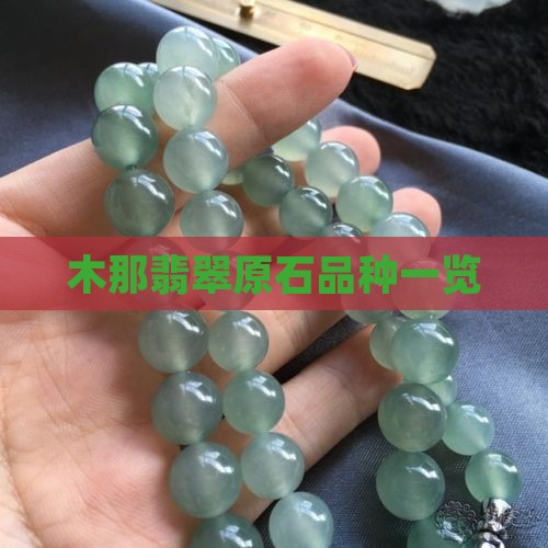 木那翡翠原石品种一览