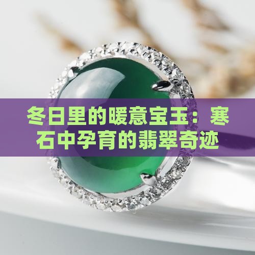 冬日里的暖意宝玉：寒石中孕育的翡翠奇迹