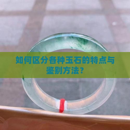 如何区分各种玉石的特点与鉴别方法？