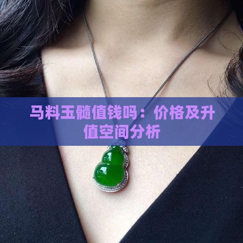 马料玉髓值钱吗：价格及升值空间分析