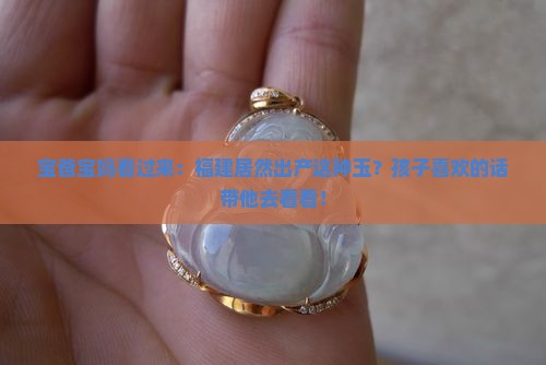 宝爸宝妈看过来：福建居然出产这种玉？孩子喜欢的话带他去看看！