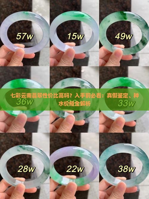 七彩云南翡翠性价比高吗？入手前必看：真假鉴定、种水价格全解析