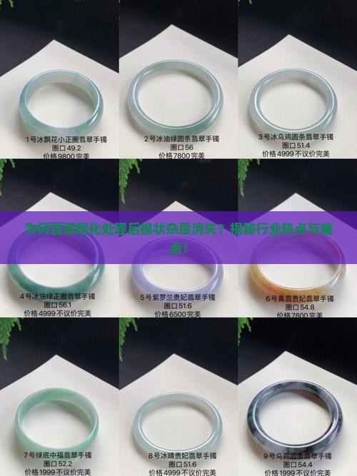 为何翡翠糯化处理后棉状杂质消失？揭秘行业热点与痛点！