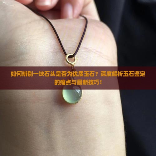 如何辨别一块石头是否为优质玉石？深度解析玉石鉴定的痛点与最新技巧！