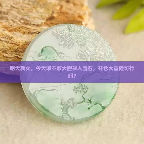 明天就卖，今天敢不敢大胆买入玉石，开仓大冒险可行吗？