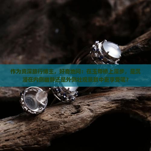 作为资深旅行博主，好奇地问：在玉带桥上漫步，是沉浸在内侧幽静还是外侧壮观景致中更享受呢？