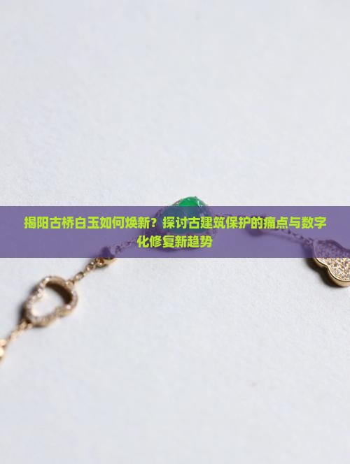 揭阳古桥白玉如何焕新？探讨古建筑保护的痛点与数字化修复新趋势