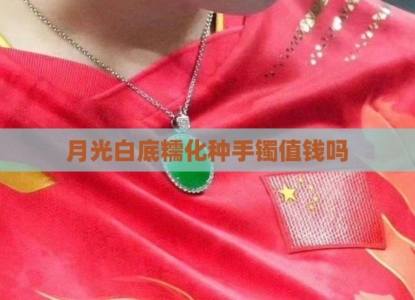 月光白底糯化种手镯值钱吗