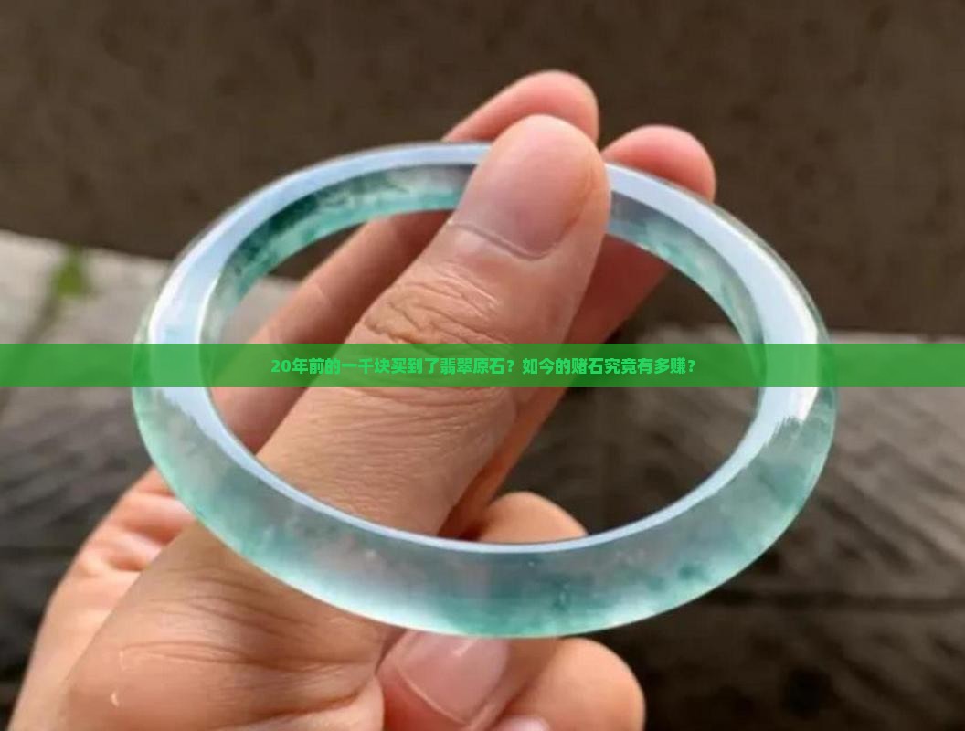 20年前的一千块买到了翡翠原石？如今的赌石究竟有多赚？