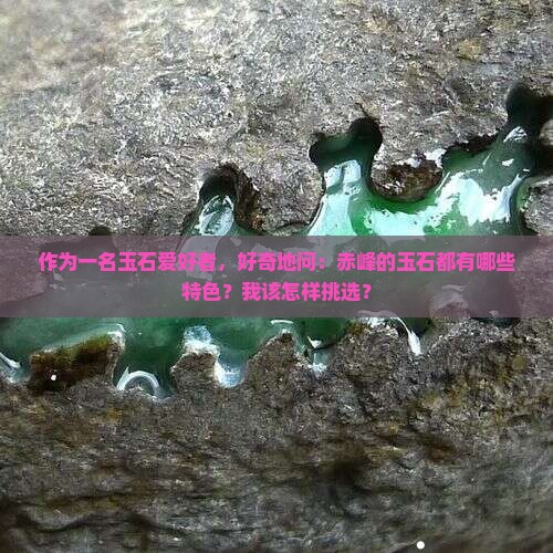 作为一名玉石爱好者，好奇地问：赤峰的玉石都有哪些特色？我该怎样挑选？