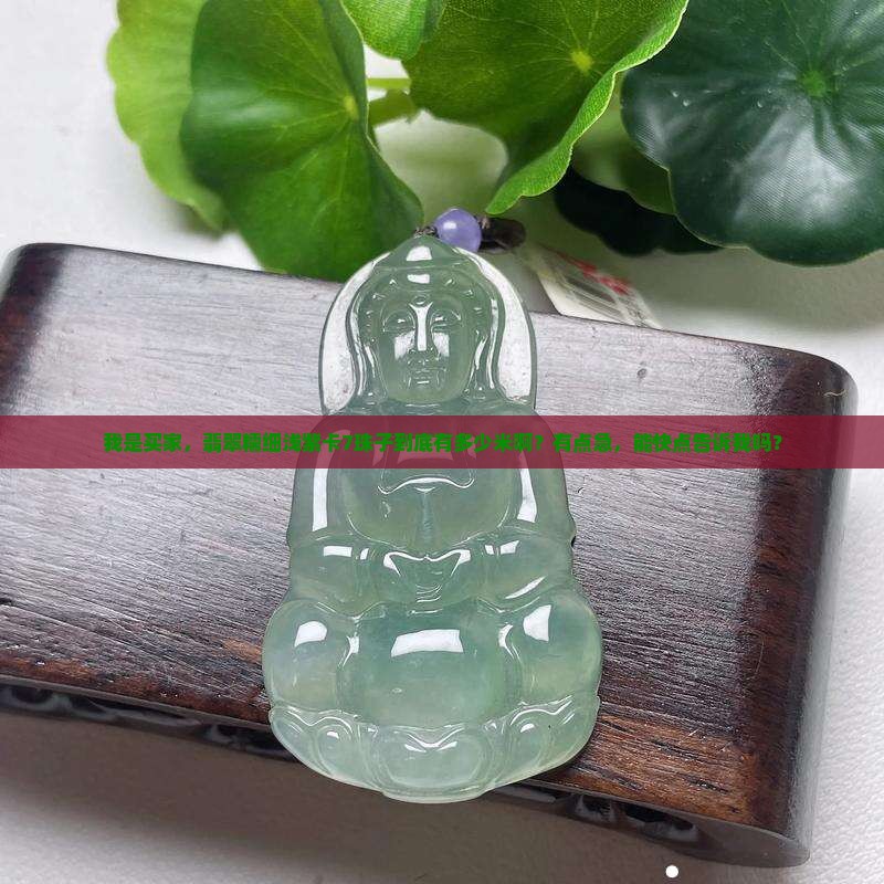 我是买家，翡翠糯细浅紫卡7珠子到底有多少米啊？有点急，能快点告诉我吗？