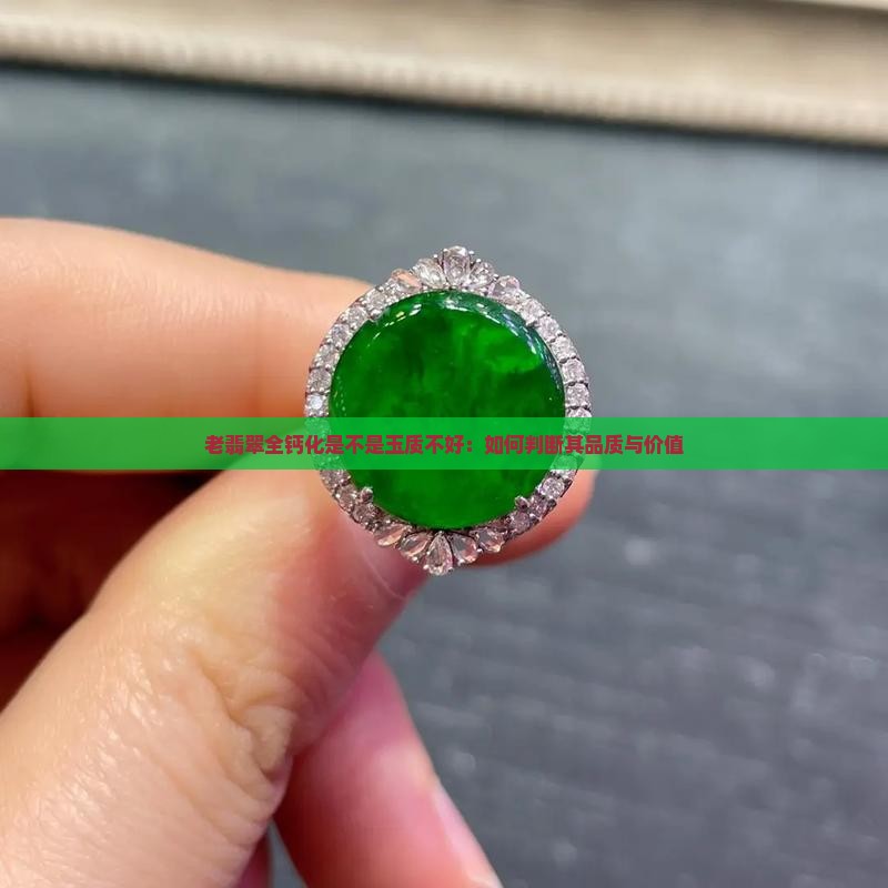 老翡翠全钙化是不是玉质不好：如何判断其品质与价值