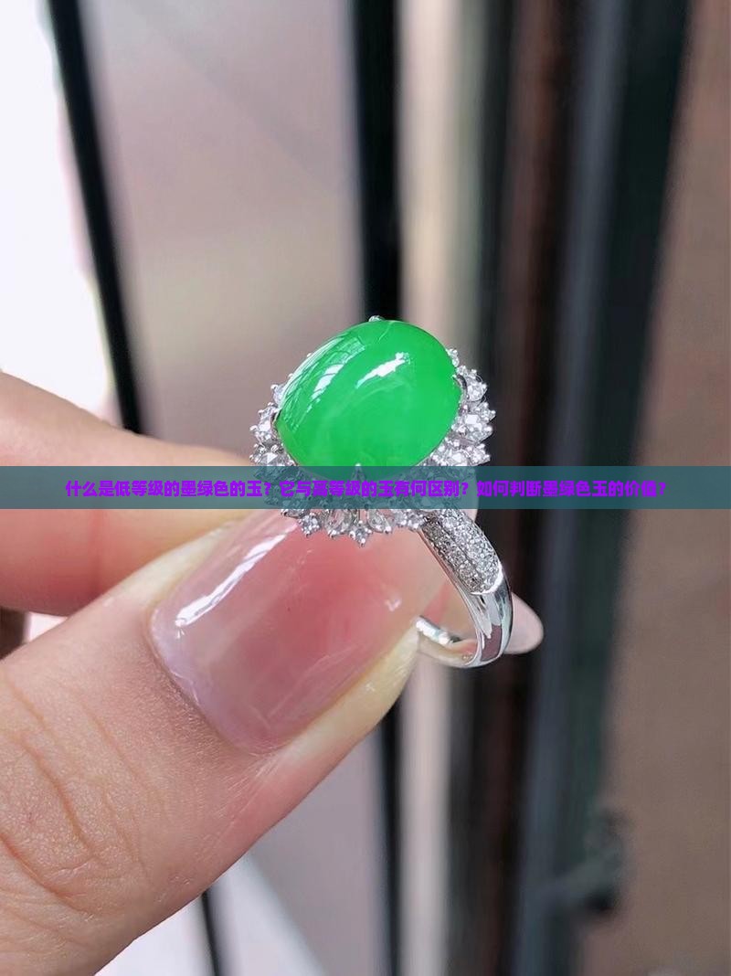 什么是低等级的墨绿色的玉？它与高等级的玉有何区别？如何判断墨绿色玉的价值？