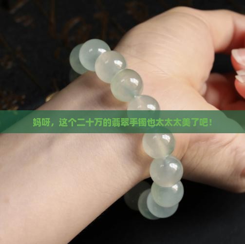 二十万左右的翡翠手镯