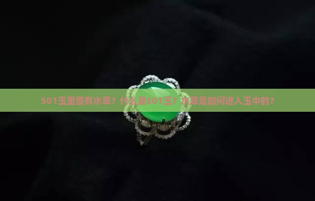 501玉里面有水草