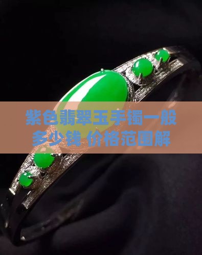 紫色翡翠玉手镯一般多少钱
