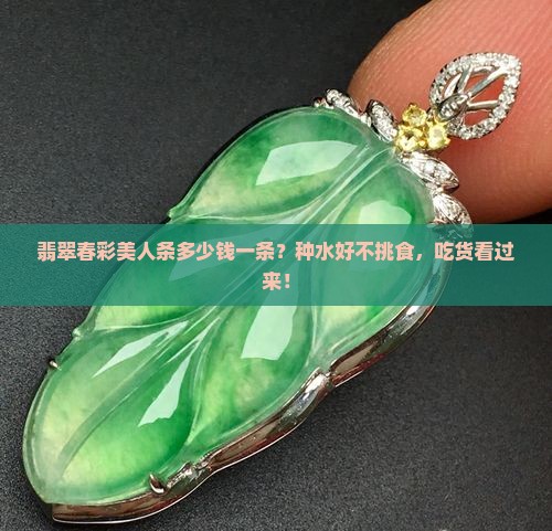 翡翠春彩美人条多少钱一条