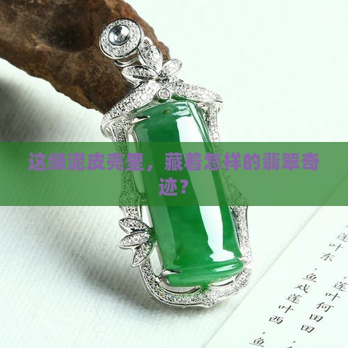 绿泥皮壳翡翠原石