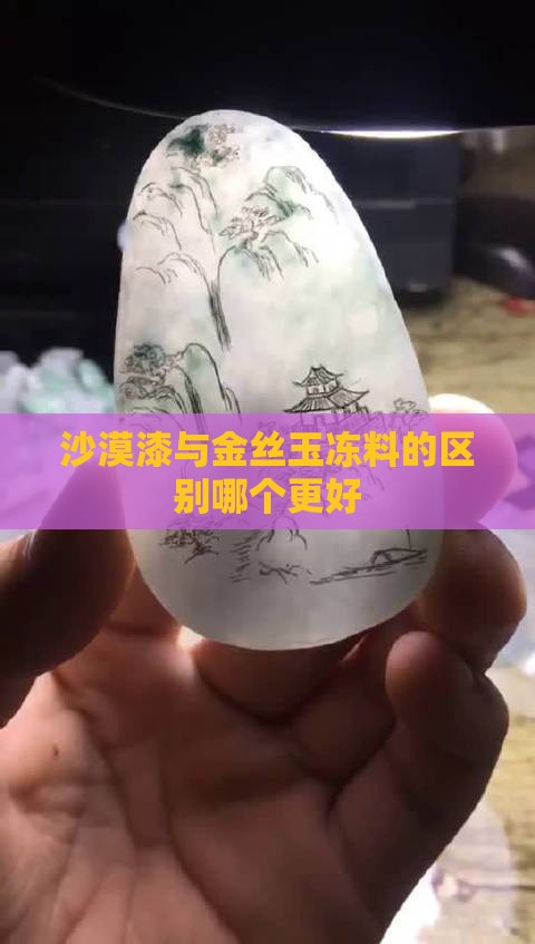 沙漠漆与金丝玉冻料哪个好