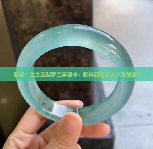 佘太玉紫罗兰手镯哪种颜色值钱