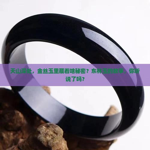 金丝玉天山翠东林玉