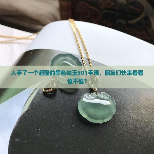 买了个黑色岫玉501手镯