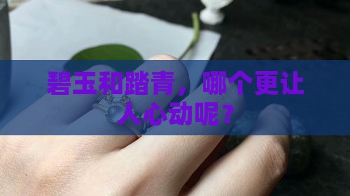碧玉和踏青那个好