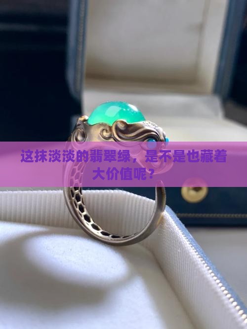 翡翠很淡的绿色值钱吗