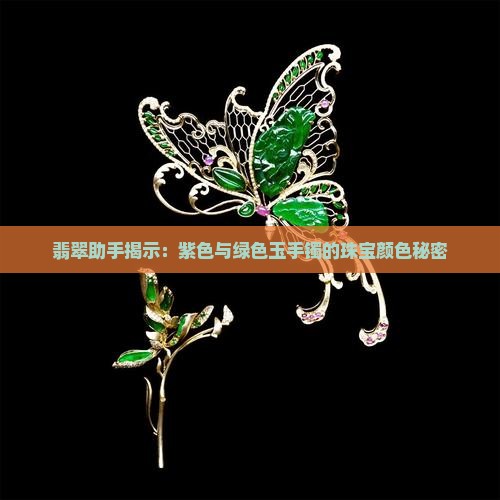 紫色和绿色的玉镯