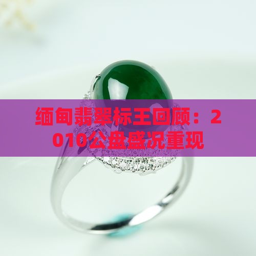 2010翡翠标王