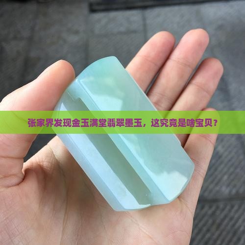 张家界金玉满堂翡翠墨玉