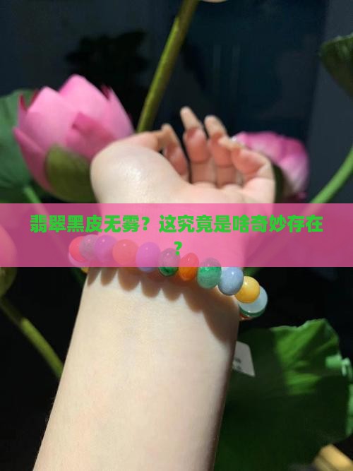 翡翠黑皮无雾