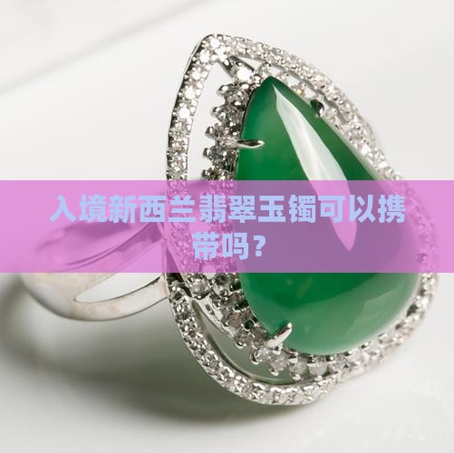 去新西兰可以带玉镯吗