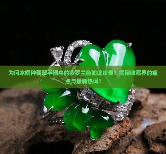 翡翠手镯冰糯种紫罗兰 翡翠手镯冰糯种紫罗兰