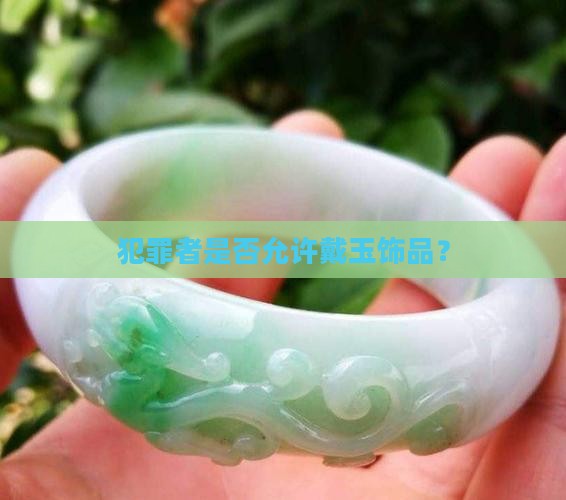 犯人可以戴玉吗