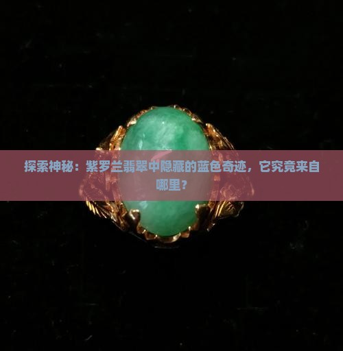 紫罗兰翡翠手镯蓝色