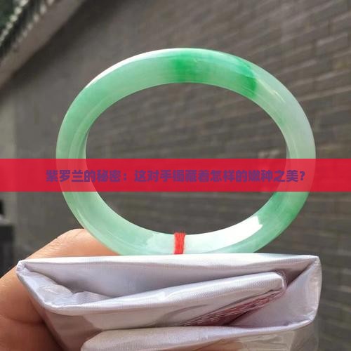 嫩种紫罗兰手镯